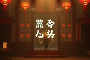 凌晨四点的面包房案板上发酵面团的画面