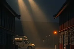 无灯剧场里空荡观众席与舞台的画面